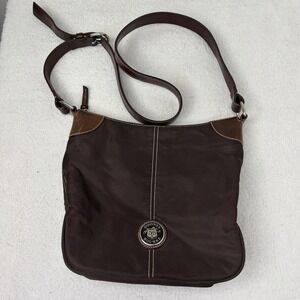 Dooney & Bourke Wayfarer Brown Nylon Crossbody Bag